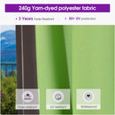 PURPLE LEAF Patio Cantilever Umbrella with Aluminum Offset Hanging for Pool Garden Deck