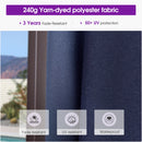 PURPLE LEAF Patio Cantilever Umbrella with Aluminum Offset Hanging for Pool Garden Deck