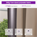 PURPLE LEAF Patio Cantilever Umbrella with Aluminum Offset Hanging for Pool Garden Deck