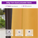 PURPLE LEAF Patio Cantilever Umbrella with Aluminum Offset Hanging for Pool Garden Deck