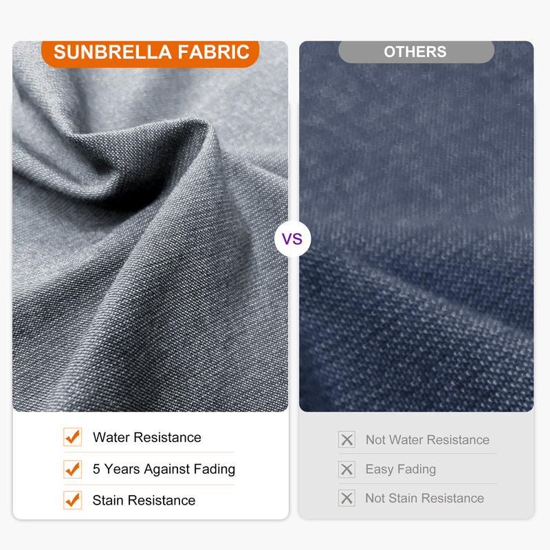 PURPLE LEAF Premium Patio Umbrella Classic SUNBRELLA Cantilever Umbrellas