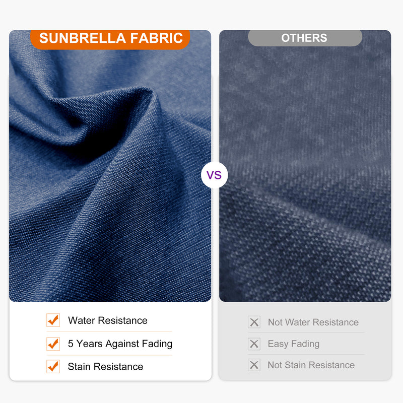 PURPLE LEAF Premium Patio Umbrella Classic SUNBRELLA Cantilever Umbrellas