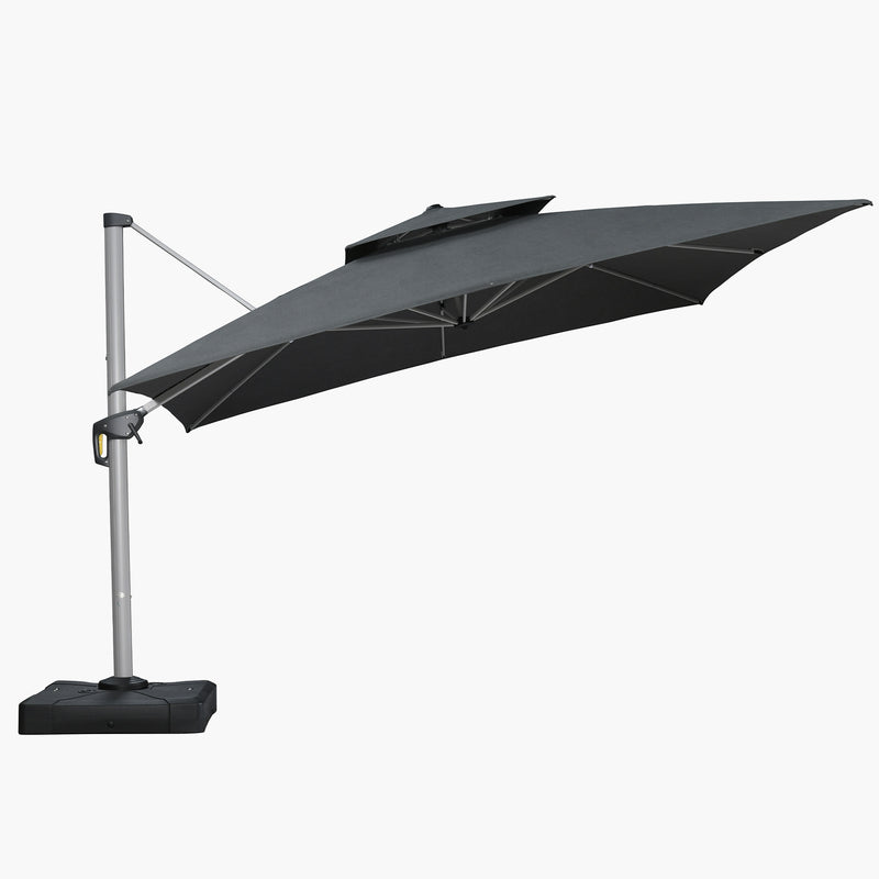 PURPLE LEAF Premium Patio Umbrella Classic SUNBRELLA Cantilever Umbrellas