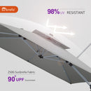 PURPLE LEAF Premium Patio Umbrella Classic SUNBRELLA Cantilever Umbrellas
