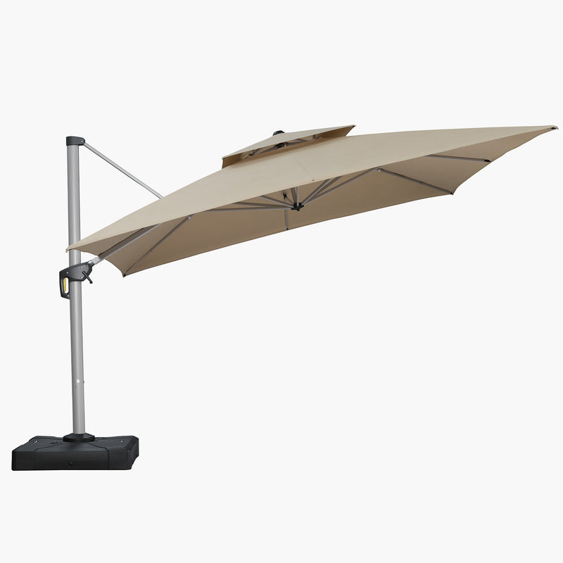 PURPLE LEAF Premium Patio Umbrella Classic SUNBRELLA Cantilever Umbrellas