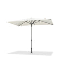 PURPLE LEAF Semi-Auto 1.9''/2.4''/3.1'' Pole Commercial Patio Umbrella Market Umbrella for Café, Restaurant & Hotel
