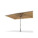 PURPLE LEAF Semi-Auto 1.9''/2.4''/3.1'' Pole Commercial Patio Umbrella Market Umbrella for Café, Restaurant & Hotel