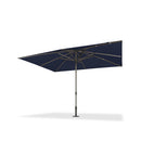 PURPLE LEAF Semi-Auto 1.9''/2.4''/3.1'' Pole Commercial Patio Umbrella Market Umbrella for Café, Restaurant & Hotel