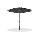 PURPLE LEAF Semi-Auto 1.9''/2.4''/3.1'' Pole Commercial Patio Umbrella Market Umbrella for Café, Restaurant & Hotel
