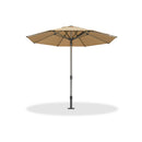 PURPLE LEAF Semi-Auto 1.9''/2.4''/3.1'' Pole Commercial Patio Umbrella Market Umbrella for Café, Restaurant & Hotel