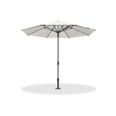 PURPLE LEAF Semi-Auto 1.9''/2.4''/3.1'' Pole Commercial Patio Umbrella Market Umbrella for Café, Restaurant & Hotel