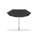 PURPLE LEAF Semi-Auto 1.9''/2.4''/3.1'' Pole Commercial Patio Umbrella Market Umbrella for Café, Restaurant & Hotel