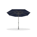 PURPLE LEAF Semi-Auto 1.9''/2.4''/3.1'' Pole Commercial Patio Umbrella Market Umbrella for Café, Restaurant & Hotel