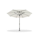 PURPLE LEAF Semi-Auto 1.9''/2.4''/3.1'' Pole Commercial Patio Umbrella Market Umbrella for Café, Restaurant & Hotel