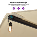 Clearance - PURPLE LEAF OPEN BOX Table Umbrella Double-Sided Market Umbrella with Base