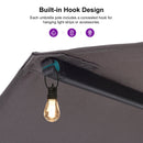 Clearance - PURPLE LEAF OPEN BOX Table Umbrella Double-Sided Market Umbrella with Base