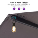 PURPLE LEAF Double-Sided Outdoor Market Table Umbrella with Base for Pool