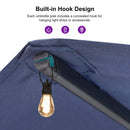 Clearance - PURPLE LEAF OPEN BOX Table Umbrella Double-Sided Market Umbrella with Base