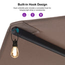 Clearance - PURPLE LEAF OPEN BOX Table Umbrella Double-Sided Market Umbrella with Base