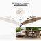 PURPLE LEAF Round Cantilever Umbrella with Base, Outdoor Umbrellas with Lights