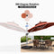 PURPLE LEAF Round Cantilever Umbrella with Base, Outdoor Umbrellas with Lights