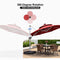 PURPLE LEAF Round Cantilever Umbrella with Base, Outdoor Umbrellas with Lights
