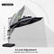 PURPLE LEAF Round Cantilever Umbrella with Base, Outdoor Umbrellas with Lights