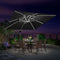 Clearance - PURPLE LEAF OPEN BOX Square Outdoor Umbrellas with Lights