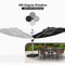 PURPLE LEAF Round Cantilever Umbrella with Base, Outdoor Umbrellas with Lights