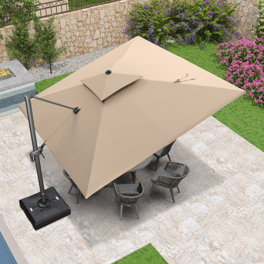 Gray Pole Patio Umbrella