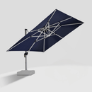 PURPLE LEAF Large Solar Yard Umbrellas Double Top Square Patio Umbrella with Lights