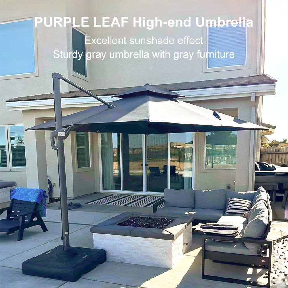 Purple Leaf Patio Umbrella - Thumbnail 4