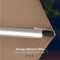 PURPLE LEAF Square Cantilever Umbrella with Base, Outdoor Umbrellas with Lights