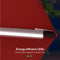 PURPLE LEAF Square Cantilever Umbrella with Base, Outdoor Umbrellas with Lights