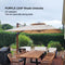 Clearance - PURPLE LEAF OPEN BOX Rectangular Patio Cantilever Umbrella