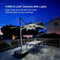 PURPLE LEAF Double Top 9 / 10 / 11 / 12 ft Square Outdoor Umbrellas with Lights