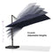 PURPLE LEAF Outdoor Patio Umbrella with Base, Garden Pool Umbrella, Navy Blue