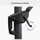 PURPLE LEAF Affordable Patio Umbrella with Base, Square and Rectangular Outdoor Umbrella