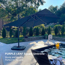 Clearance - PURPLE LEAF OPEN BOX Affordable Cantilever Umbrella for Patio