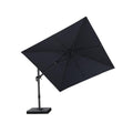 PURPLE LEAF Affordable Patio Umbrella Swivel Left-Right Tiliting Cantilever Umbrella