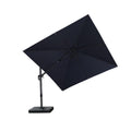 PURPLE LEAF Affordable Patio Umbrella Swivel Left-Right Tiliting Cantilever Umbrella