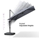 Clearance - PURPLE LEAF OPEN BOX Outdoor Umbrella Tiltable Patio Umbrella