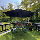 PURPLE LEAF Economical 10 / 11 ft Patio Offset Umbrellas