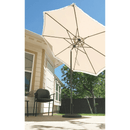 PURPLE LEAF Fringe Umbrella Patio Market Umbrella with Adjustable Corner