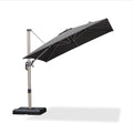 PURPLE LEAF Hailar Deluxe Outdoor Patio Umbrella Aluminum Cantilever Umbrellas