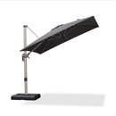 PURPLE LEAF Hailar Deluxe Outdoor Patio Umbrella Aluminum Cantilever Umbrellas