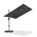 PURPLE LEAF Hailar Deluxe Outdoor Patio Umbrella Aluminum Cantilever Umbrellas