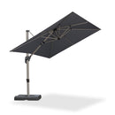 PURPLE LEAF Hailar Deluxe Outdoor Patio Umbrella Aluminum Cantilever Umbrellas