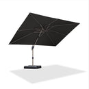 PURPLE LEAF Hailar Deluxe Outdoor Patio Umbrella Aluminum Cantilever Umbrellas