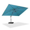 PURPLE LEAF Hailar Deluxe Outdoor Patio Umbrella Aluminum Cantilever Umbrellas